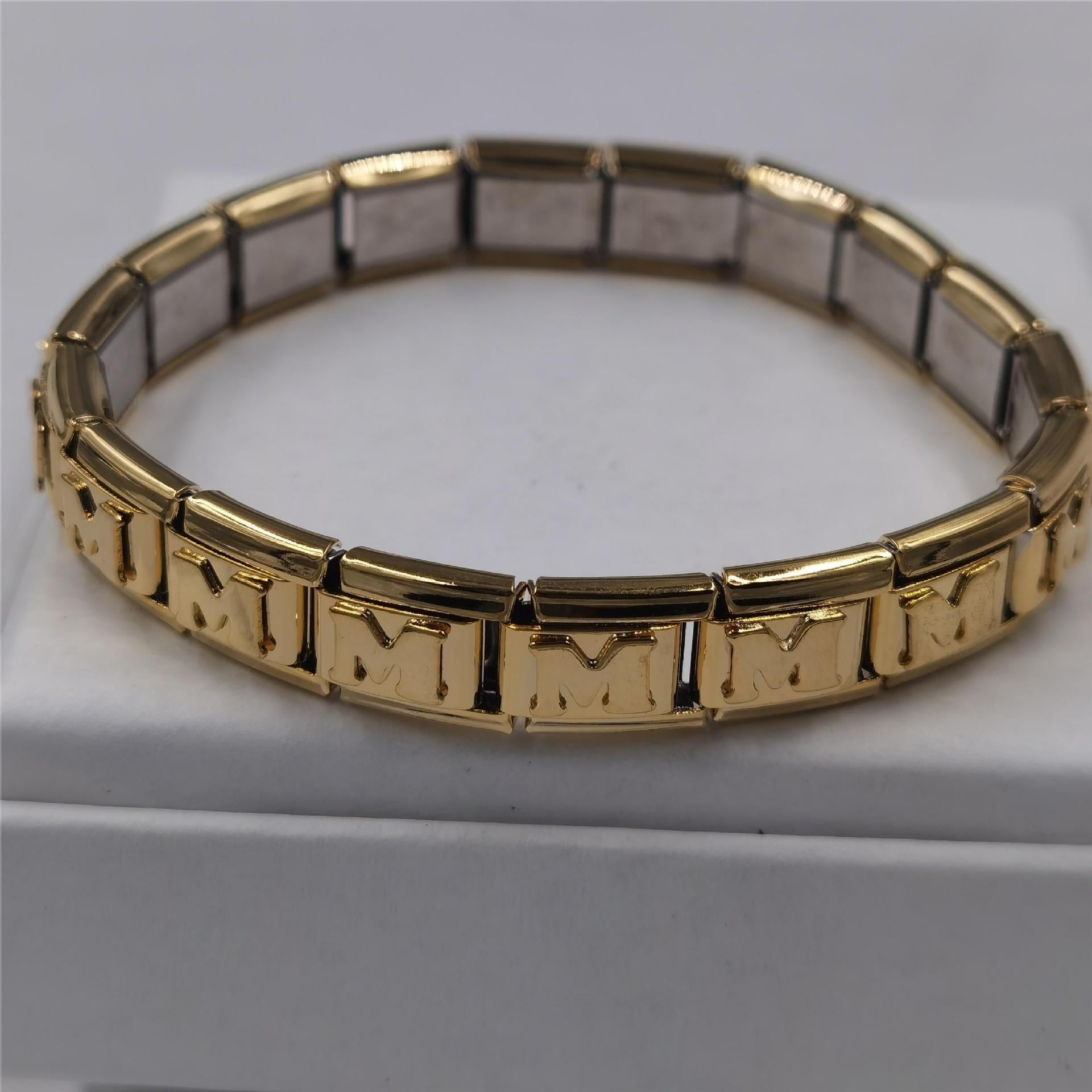 Wholesale Italian Charm Bracelet DIY Module Splicing Stainless Steel Bracelet Accessories Charms